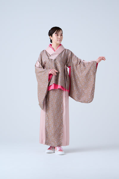 Kimono Sleeve Bare Smooth Short Pullover Pink