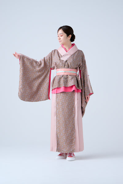 Kimono Sleeve Bare Smooth Short Pullover Pink