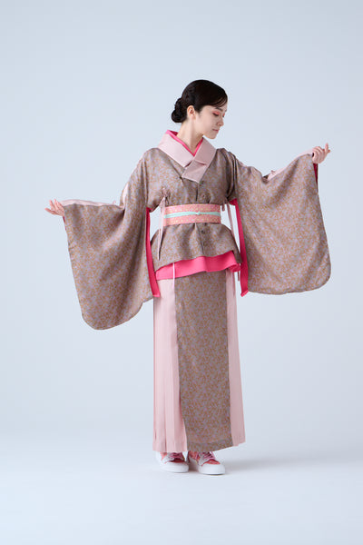 Kimono Sleeve Bare Smooth Short Pullover Pink