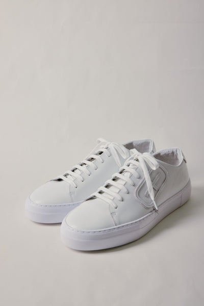 Icon Leather Sneakers (White)