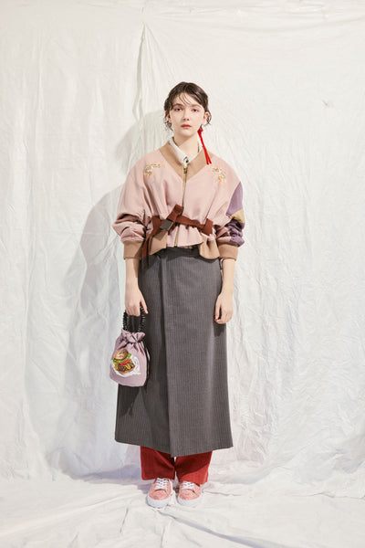 MA1 style blouson with dragon embroidery