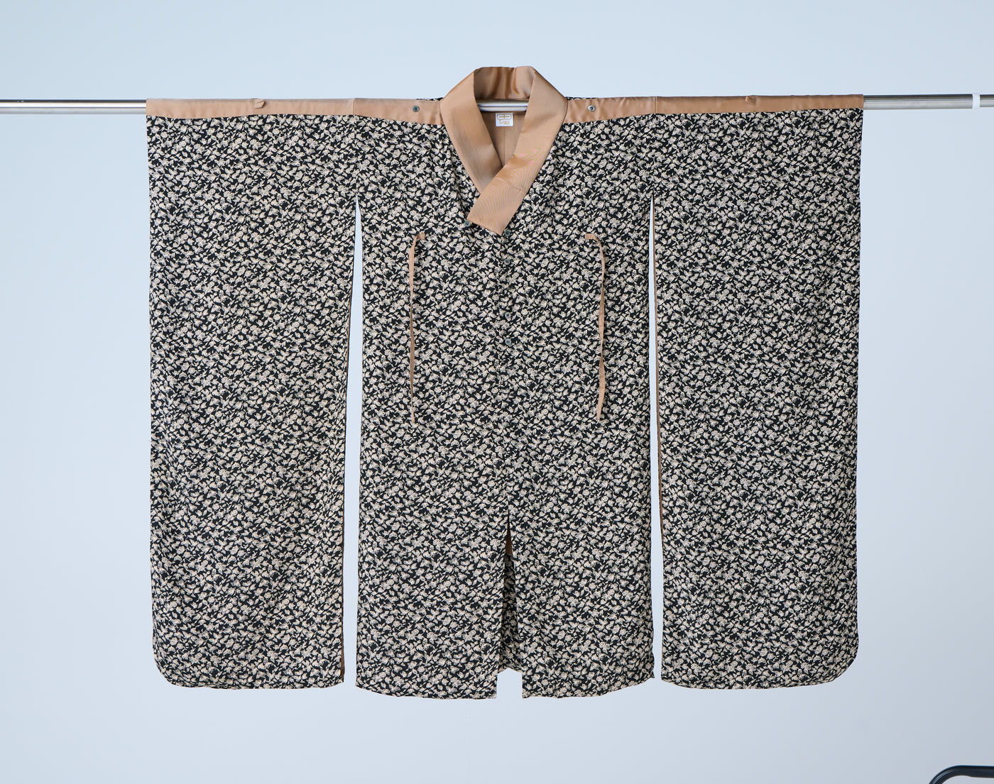 Small Leaf Jacquard Long Jacket