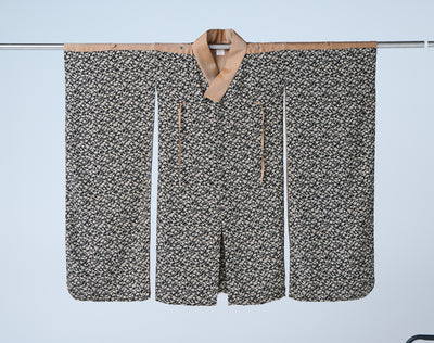 Small Leaf Jacquard Long Jacket