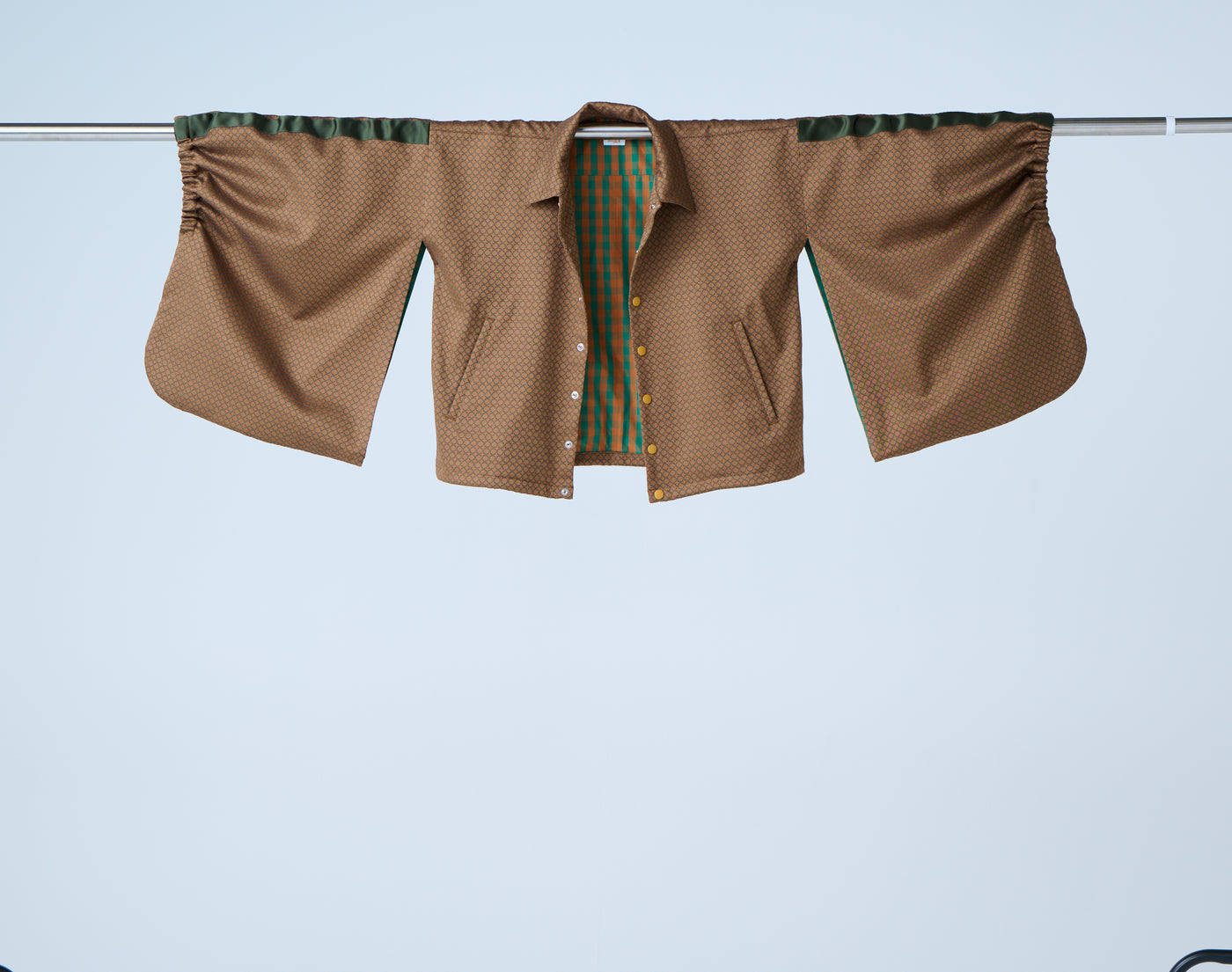 Ring pattern jacquard track jacket