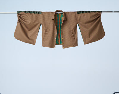 Ring pattern jacquard track jacket