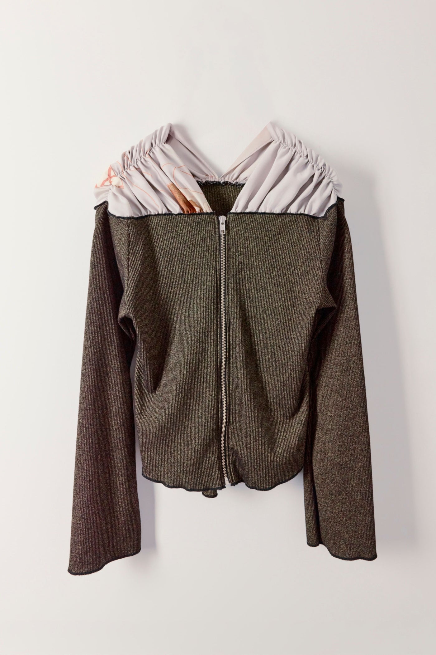 Zip-up cardigan
